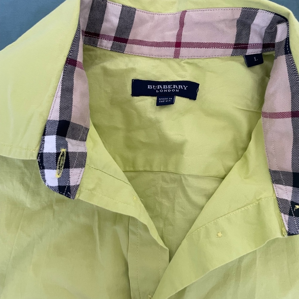 Authentic Burberry button down shirt